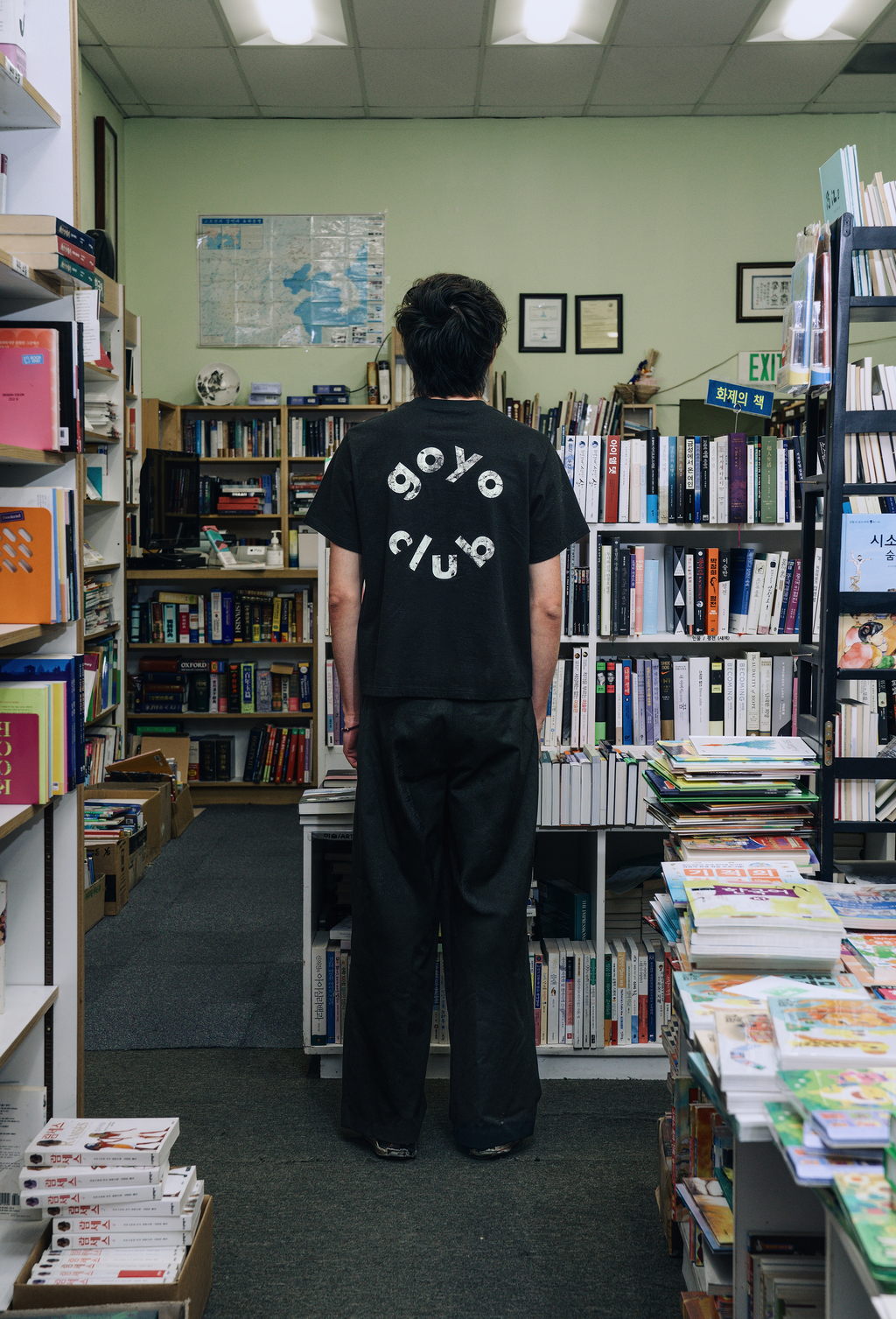 goyo club LOGO T SHIRTS 001 - BLACK