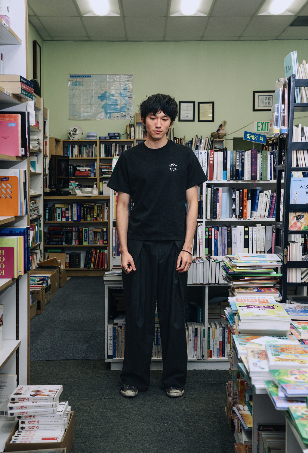 goyo club LOGO T SHIRTS 001 - BLACK