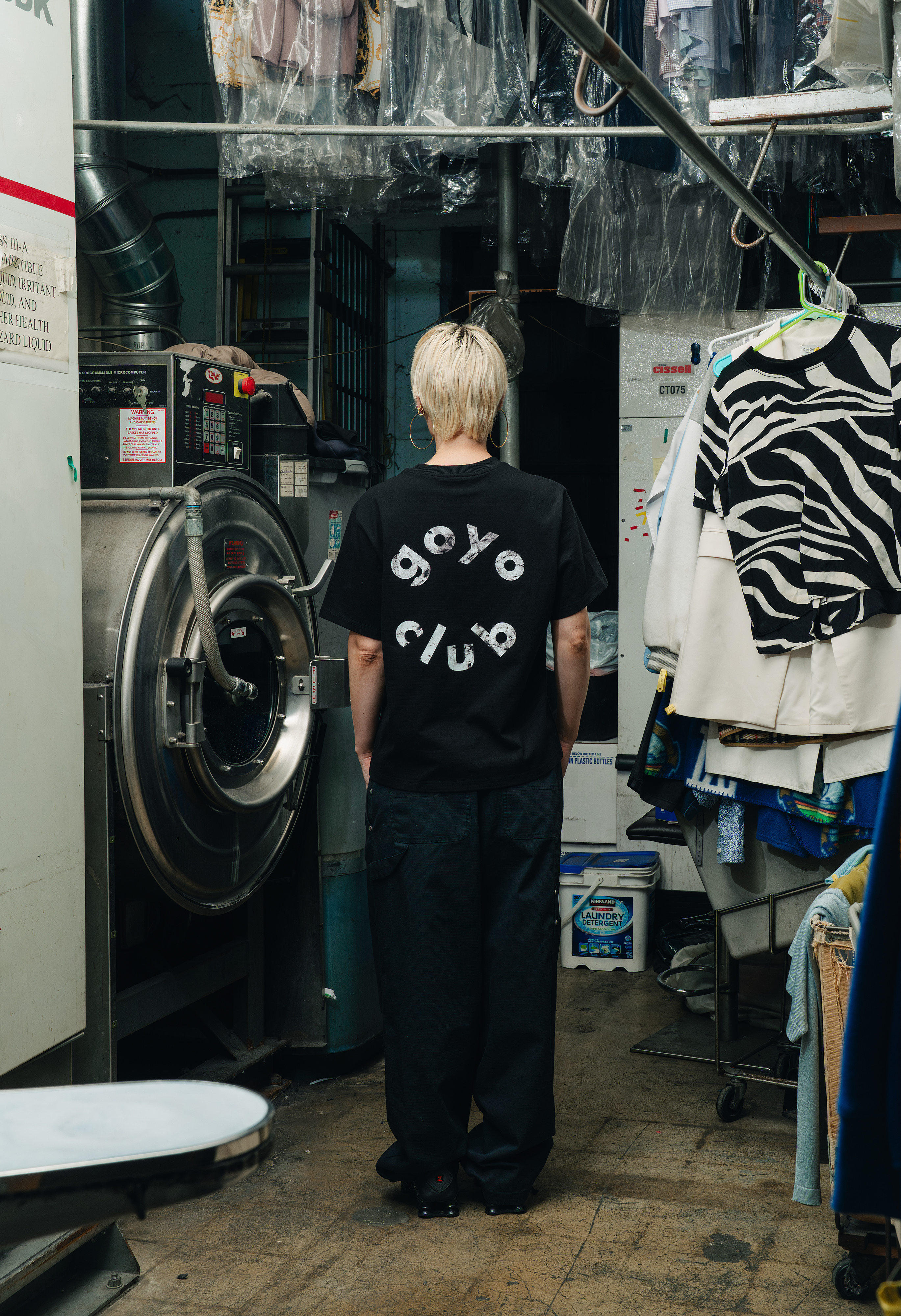 goyo club LOGO T SHIRTS 001 - BLACK