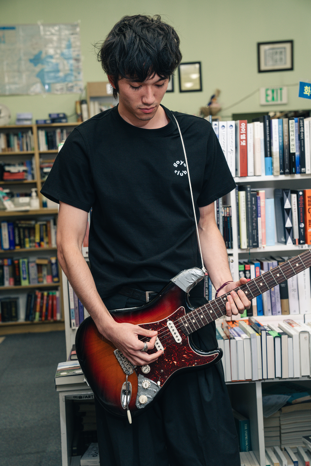 goyo club LOGO T SHIRTS 001 - BLACK