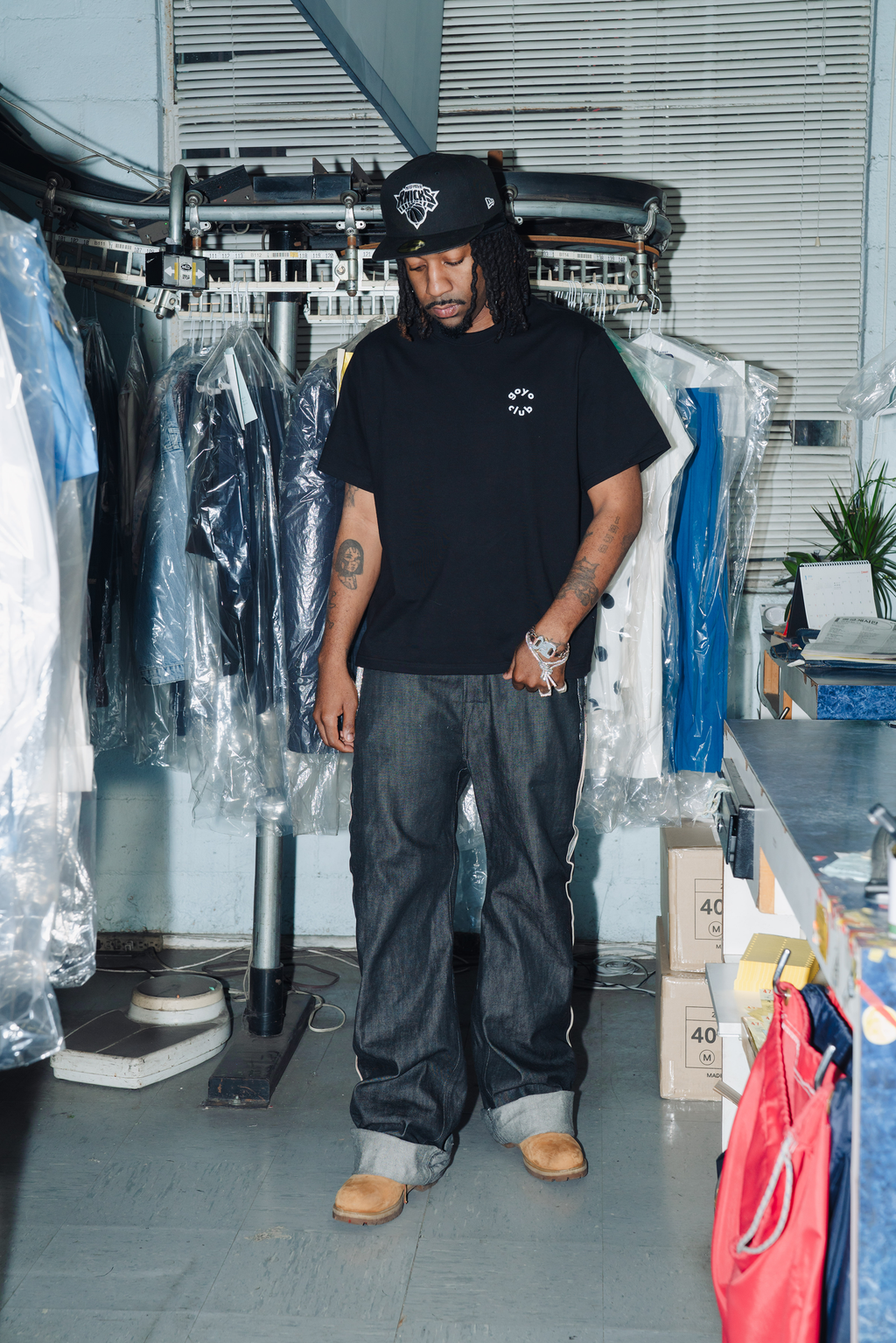 goyo club LOGO T SHIRTS 001 - BLACK