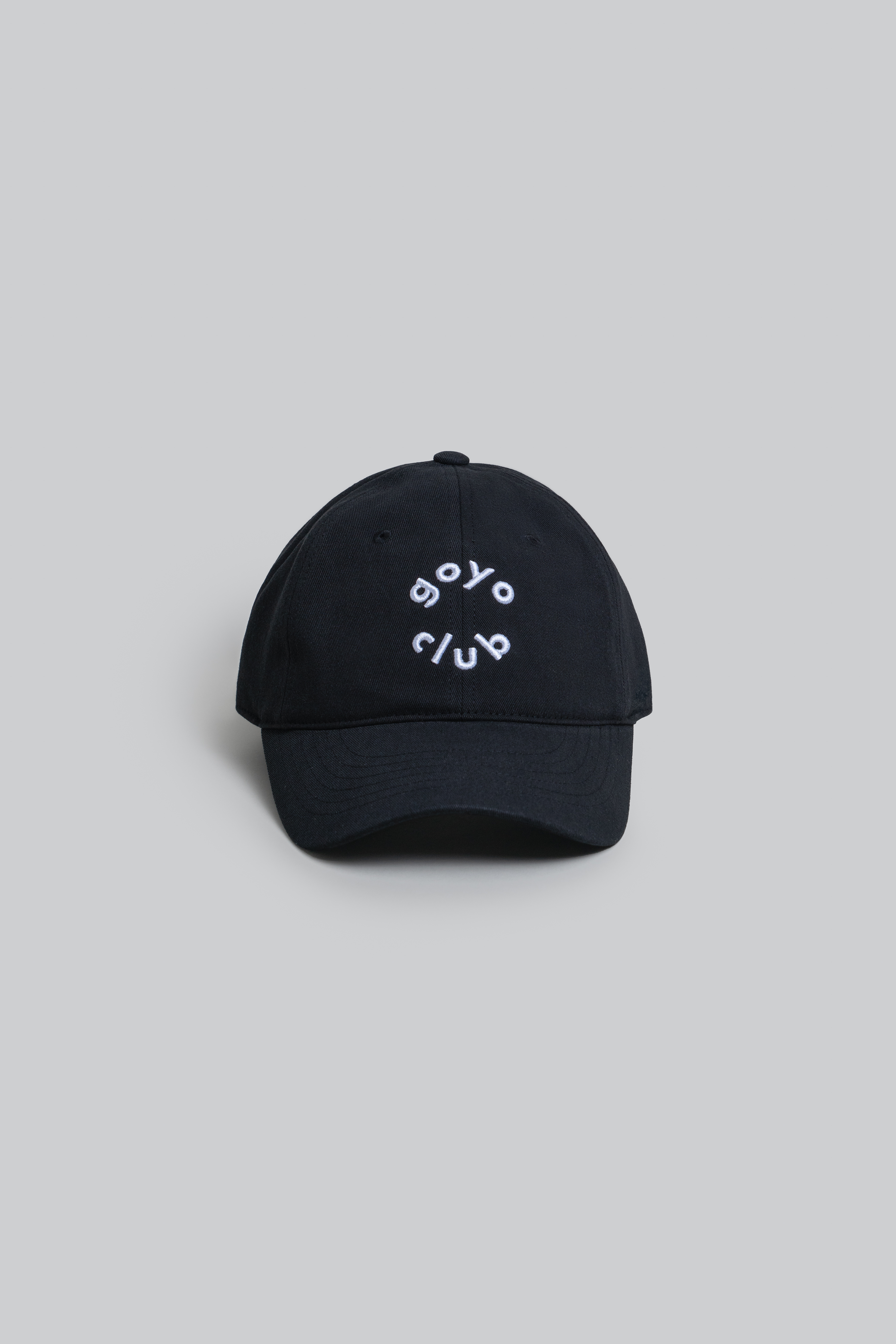 goyo club LOGO cap - BLACK