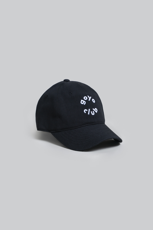 goyo club LOGO cap - BLACK