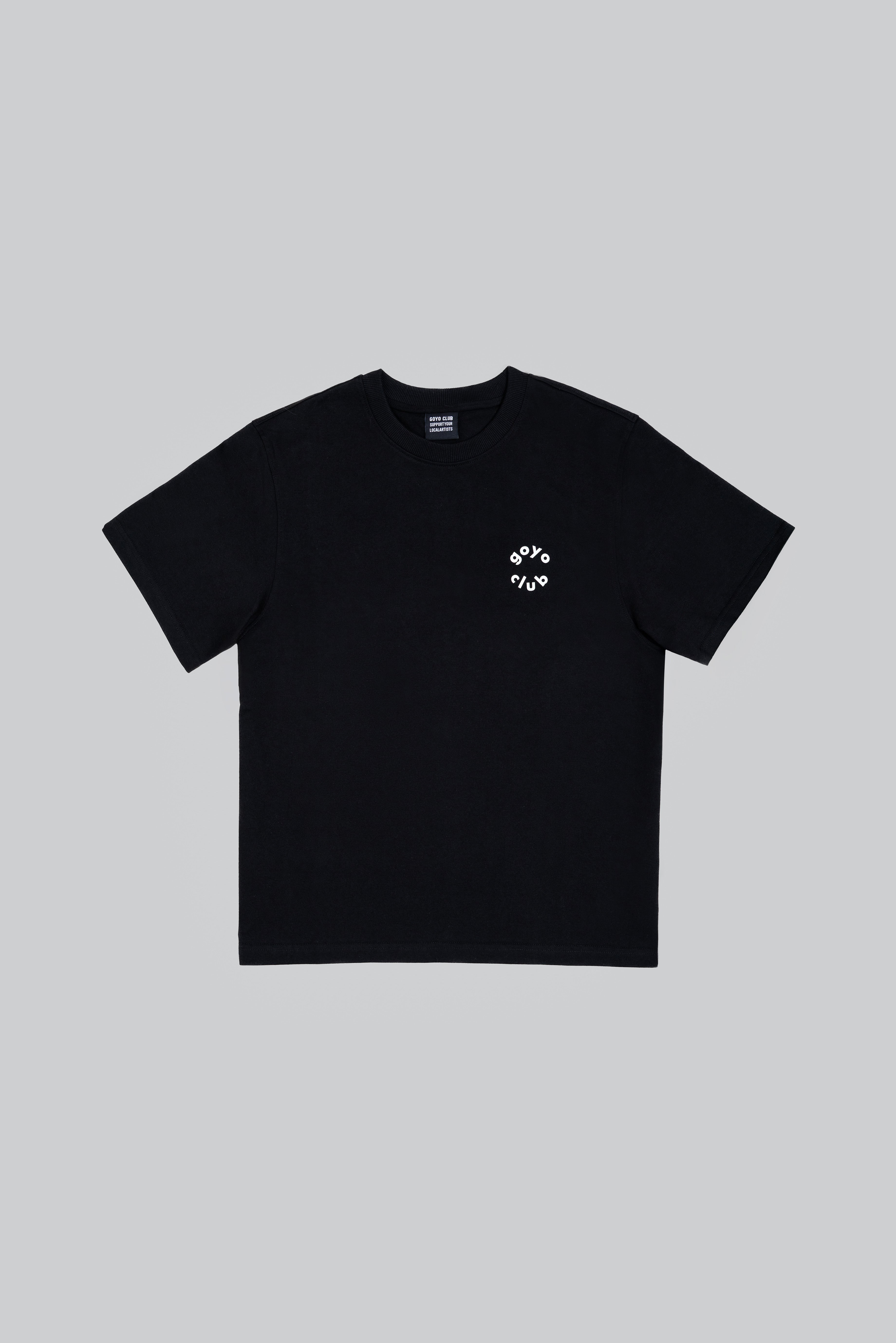 goyo club LOGO T SHIRTS 001 - BLACK